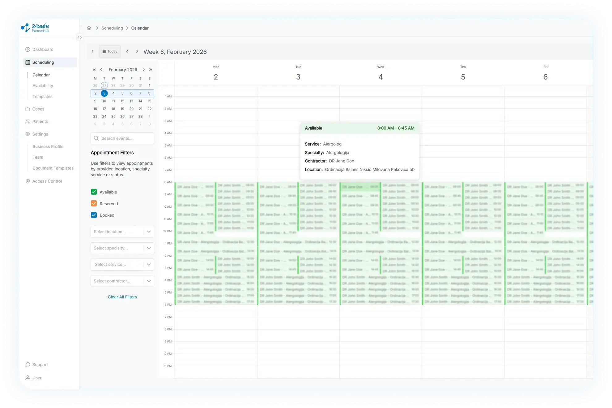 Appointments & Calendar